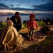 Rifugiati sull'isola di Lesbo