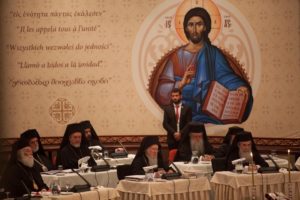 The closing session of the Holy and Great Council in Kolymvari, Crete.