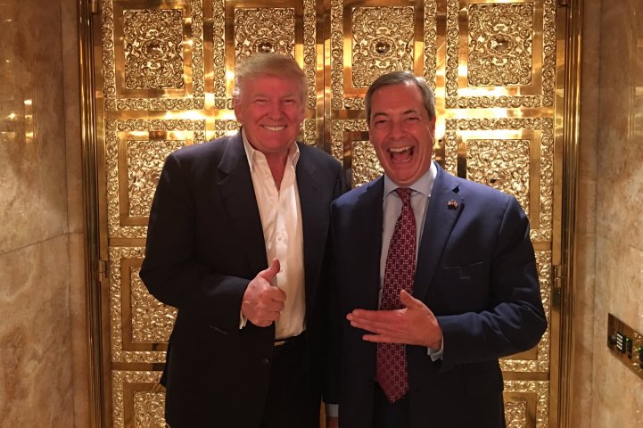 Trump e Farage