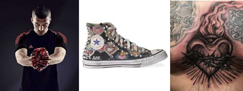 Sacro Cuore nella moda