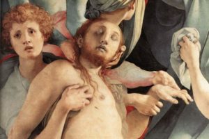Pontormo, deposizione, particolare