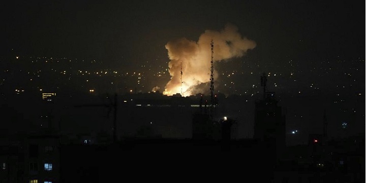 Bombardamenti israeliani su Tehran.