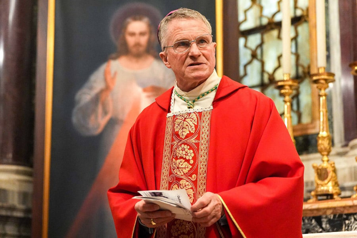 Card. Timothy Broglio, presidente dei vescovi USA (CNS photo/Lola Gomez)