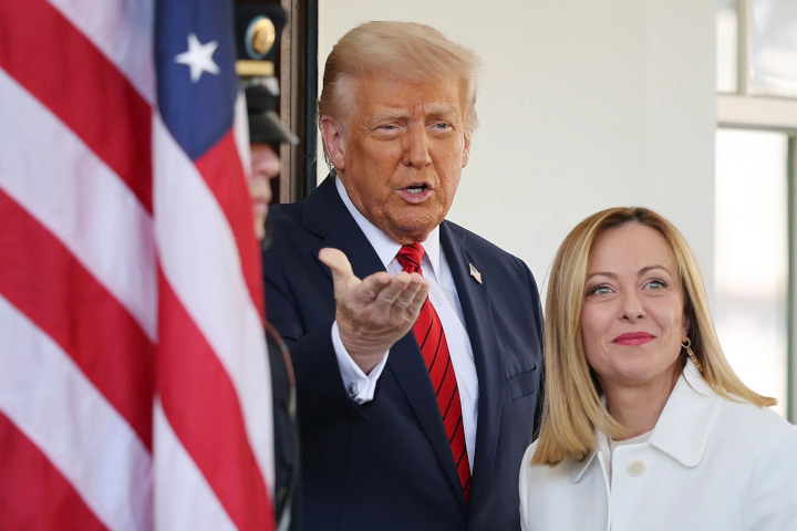 trump e meloni