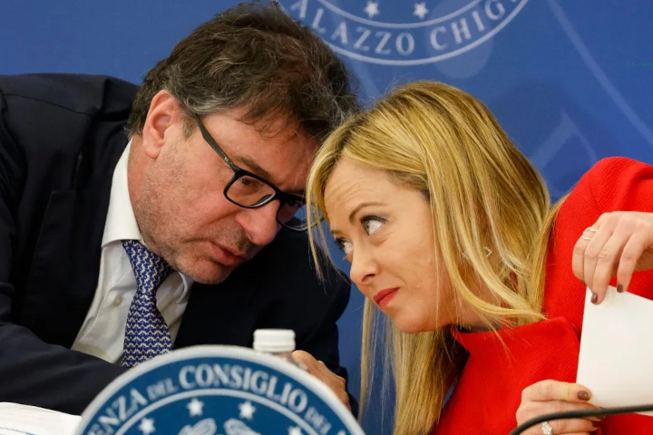 meloni e giorgetti